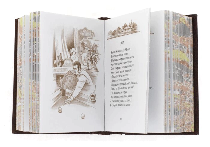 Миниатюрная книга "Евгений Онегин"