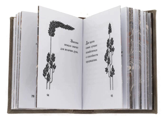 Miniature book "Hippocrates. The thoughts of a great doctor"