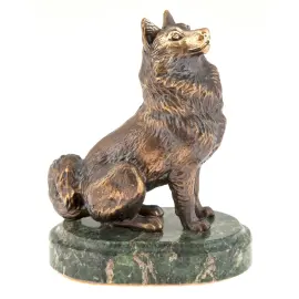 Статуэтка бронзовая "Лайка"