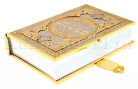 Подарочная книга в кожаном переплете и окладе "Тора" с камнями
