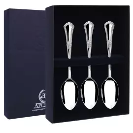 Серебряный набор чайных ложек "Фаворит"