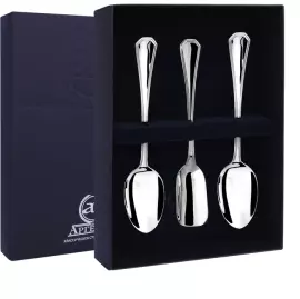 Серебряный чайный  набор "Элегант": ложка, совок для сахара
