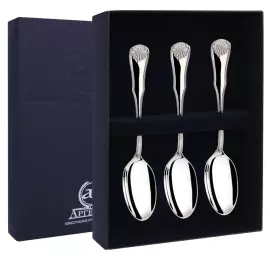 Набор чайных ложек из серебра "Визит"