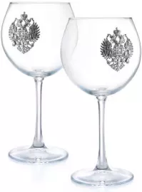 Набор бокалов для вина "Империя" на 2 персоны