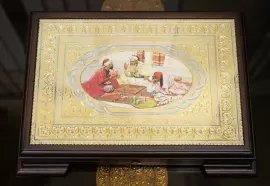 Стол для нард "Украшенный" Златоуст