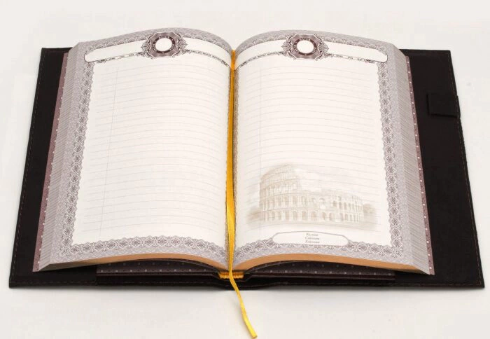Daily planner with removable cover "Empire"