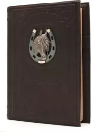 Diary with removable cover "Horseshoe"