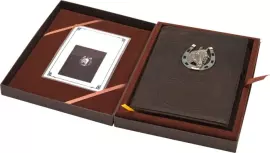 Diary with removable cover "Horseshoe"