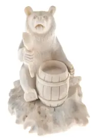 Сувенир из рога лося "Бочка мёда" Сувенир из рога лося "Бочка мёда"