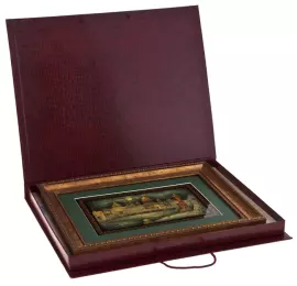 Панно "Санкт-Петербург" Комяков, Палех