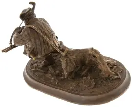 Скульптура бронзовая "Удачливый охотник" Скульптура бронзовая "Удачливый охотник"