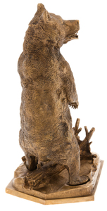 Bronze sculpture "Lisinsky bear on its hind legs"