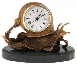 Часы настольные "Улитка"