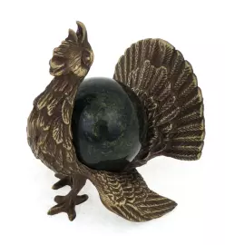 Скульптура из бронзы "Глухарь"