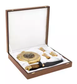 Hunting set "Hunters at a halt" Zlatoust