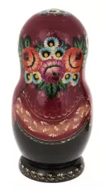 Матрешка на 10 мест "Летняя тройка" 25 см