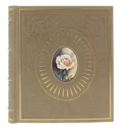 Фотоальбом "Белая роза" финифть