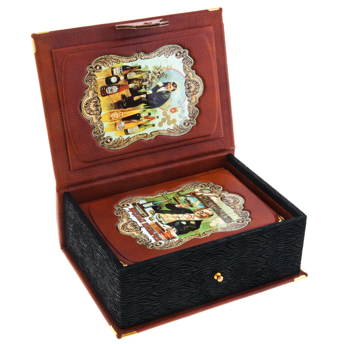 Gift book "The delight of bad habits" collection of 8 books (in a box, with a hiding place)