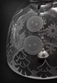 The bell "Crystal Snowman"