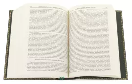 Книга в кожаном переплете "Авиценна. Канон врачебной науки" в коробе