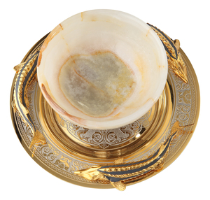 Caviar bowl "Sturgeon" Zlatoust