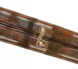 Резные нарды из бука "Герб РФ 3" с бронзой