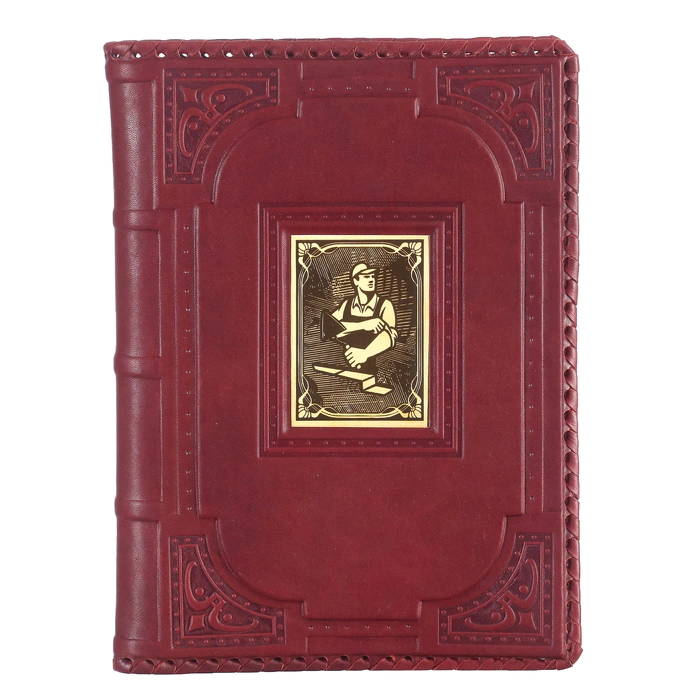 The daily planner "Builder-1" in A5 format (red)