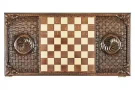 Резные нарды из бука "Византия 4"