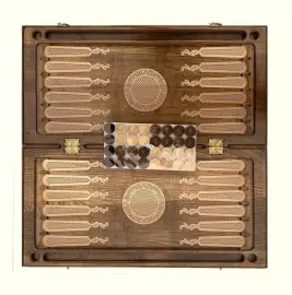 Резные нарды из бука "Лошадь 2"