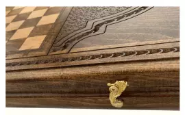 Резные нарды из бука "Лошадь 2"