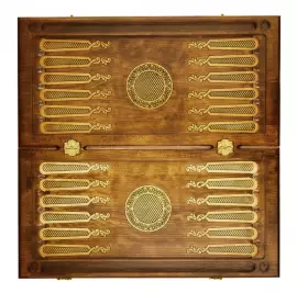 Резные нарды из бука "Сияние 4"