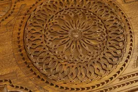 Резные нарды из бука "Сияние 4"