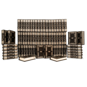 Gift books "Library of Russian Classics" by Perugia Brown (100 volumes)