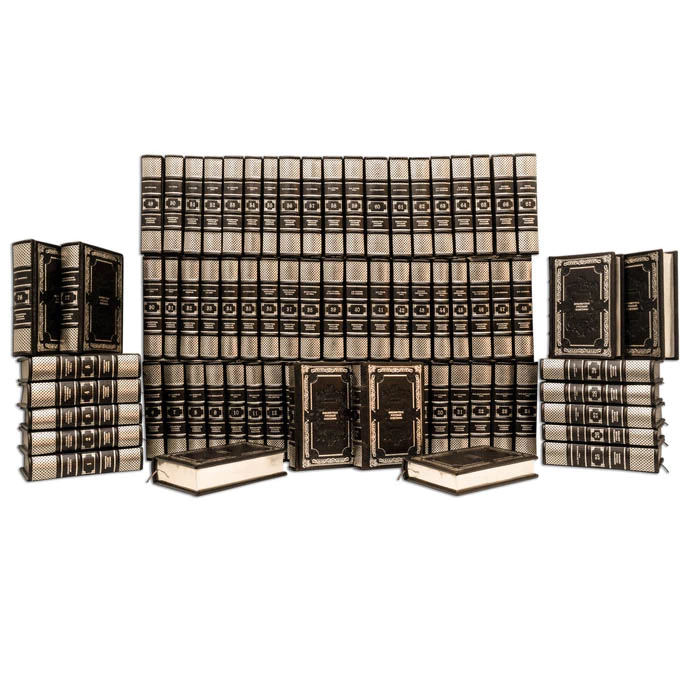 Gift books "Library of Russian Classics" by Perugia Brown (100 volumes)