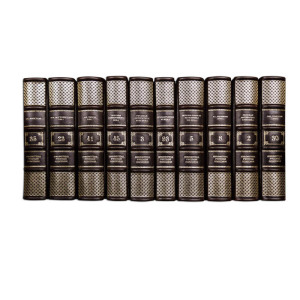 Gift books "Library of Russian Classics" by Perugia Brown (100 volumes)