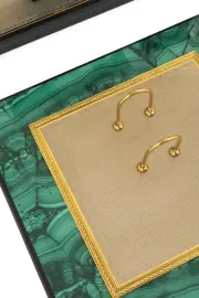 Письменный набор "Державный" малахит Письменный набор "Державный" малахит