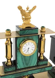 Письменный набор "Державный" малахит Письменный набор "Державный" малахит