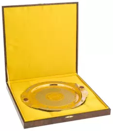 Блюдо с яшмой "Роза" Златоуст