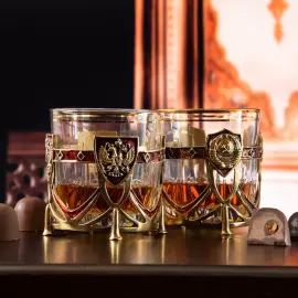 Бокалы для виски "СССР" и "Россия"  на 2 персоны,