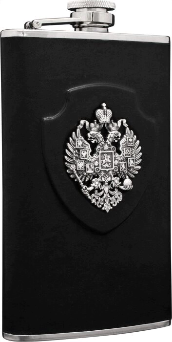 Empire leather flask