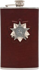 Фляга из кожи "Победа"