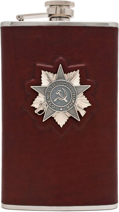 Фляга из кожи "Победа"