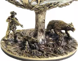 Набор бокалов для коньяка "Охота на Медведя и Уток"