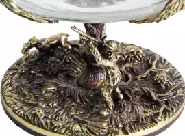 Набор бокалов для коньяка "Охота на Медведя и Уток"