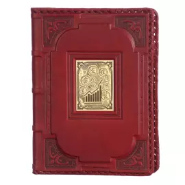 Ежедневник «Брокеру-1» формата А5, красный