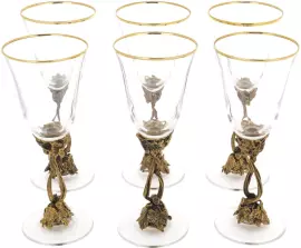 Набор бокалов для вина "Романтик" на 6 персон