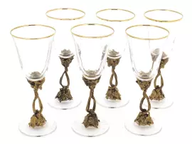 Набор бокалов для вина "Романтик" на 6 персон