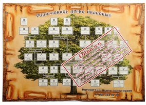 Родословная книга "Изысканная" в оплетке.
