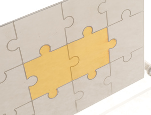 Business souvenir "Panel puzzles "Alliance of Partners"