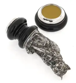 Печать "Кошка" черный нефрит